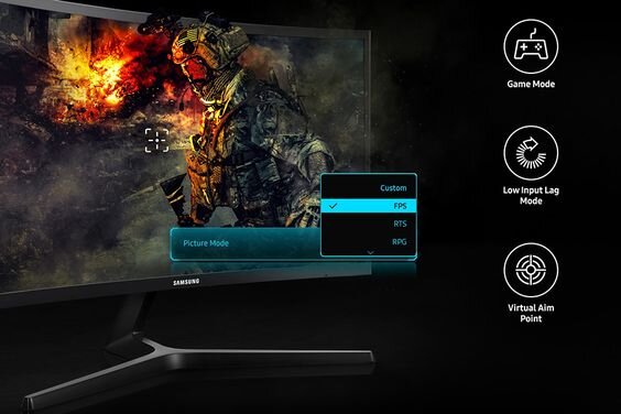 Samsung LC24RG50FZEXXV (ảnh 4)