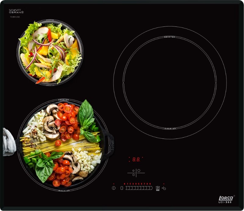 Bếp từ âm 3 vùng nấu Lorca LCI-360