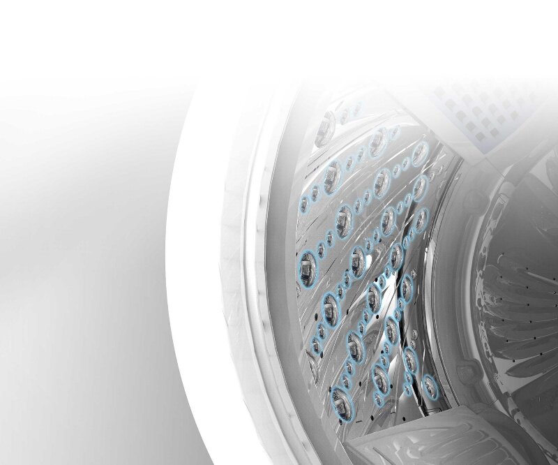 Máy giặt Hisense 8kg WTZQ8012UT lồng giặt