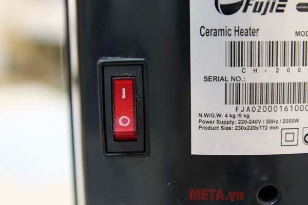 Quạt sưởi Ceramic để sàn FujiE CH-2000