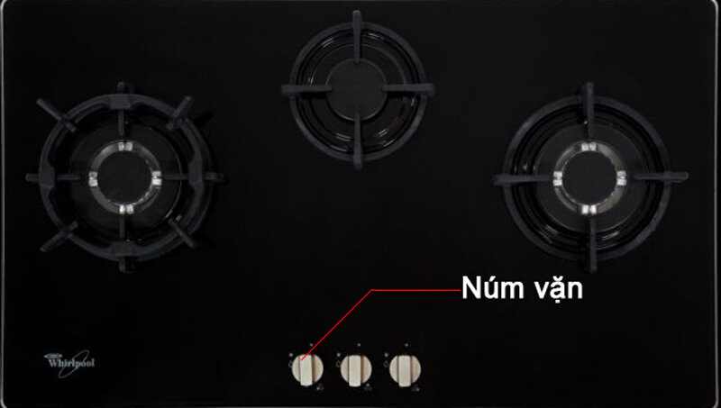 Whirlpool AKC930C/BLV sử dụng điều khiển núm vặn