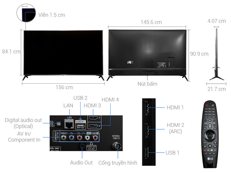 Smart Tivi LG 65 inch 65UJ652T Smart Tivi LG 65 inch 65UJ652T