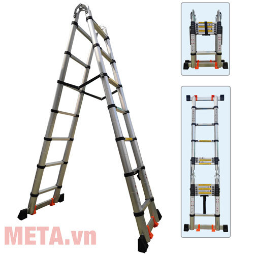 Thang nhôm rút chữ A Jumbo A220