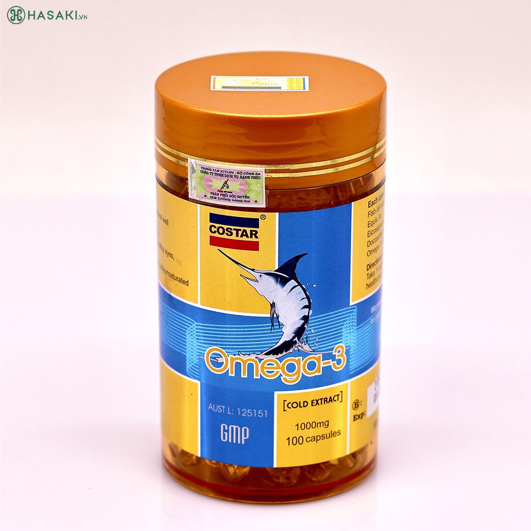 Viên Uống Costar Dầu Cá 1000mg Omega 3 