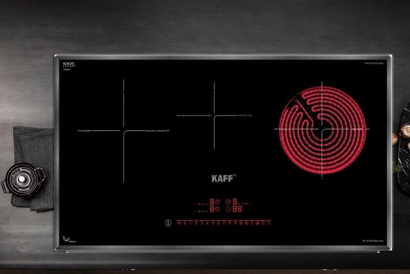 Bếp điện từ hồng ngoại Kaff KF-IC79H New Plus thiết kế bảng điều khiển cảm ứng dạng trượt (Slider