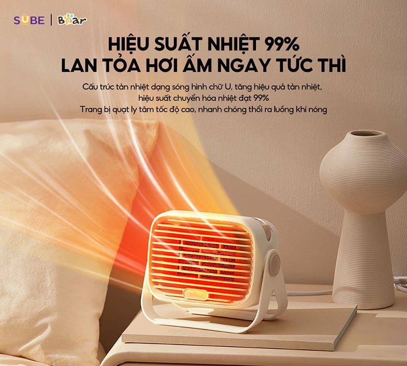 Máy sưởi gốm Bear DNQ-E04Q1