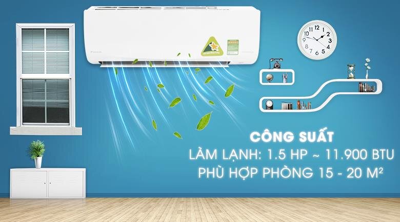 Điều hòa Daikin 1 chiều inverter FTKQ35SAVMV 12000BTU