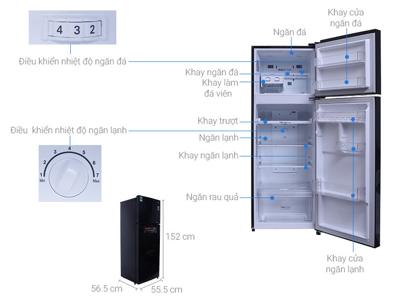 Tủ lạnh LG Inverter 208 lít GN-L208PN Tủ lạnh LG Inverter 208 lít GN-L208PN
