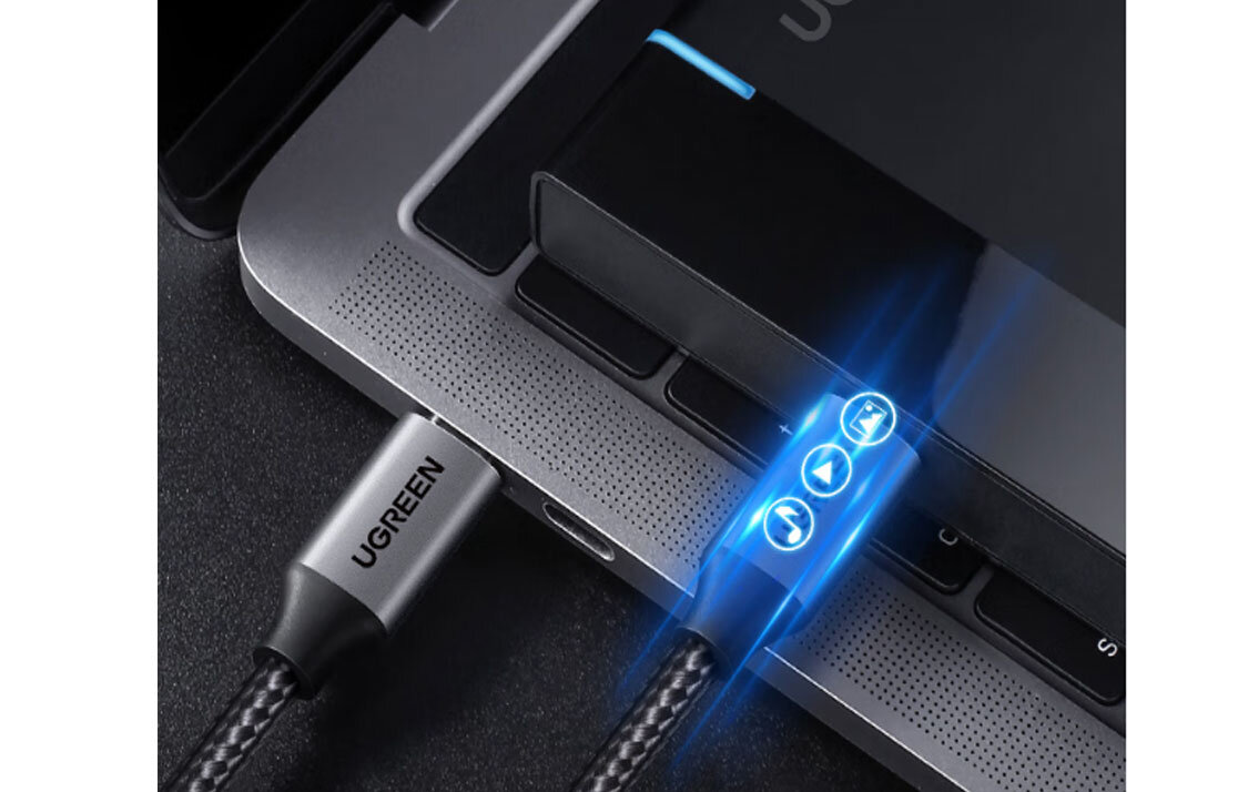 Cáp USB Type-C Ugreen 50751 1.5m (2 đầu dương)