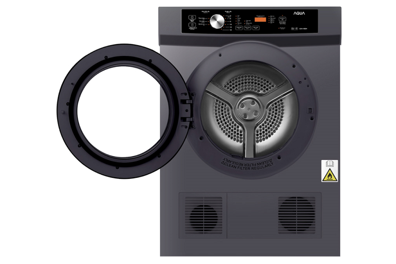 Máy sấy quần áo Aqua 8 kg AQH-V800H.SS Máy sấy quần áo Aqua 8 kg AQH-V800H.SS