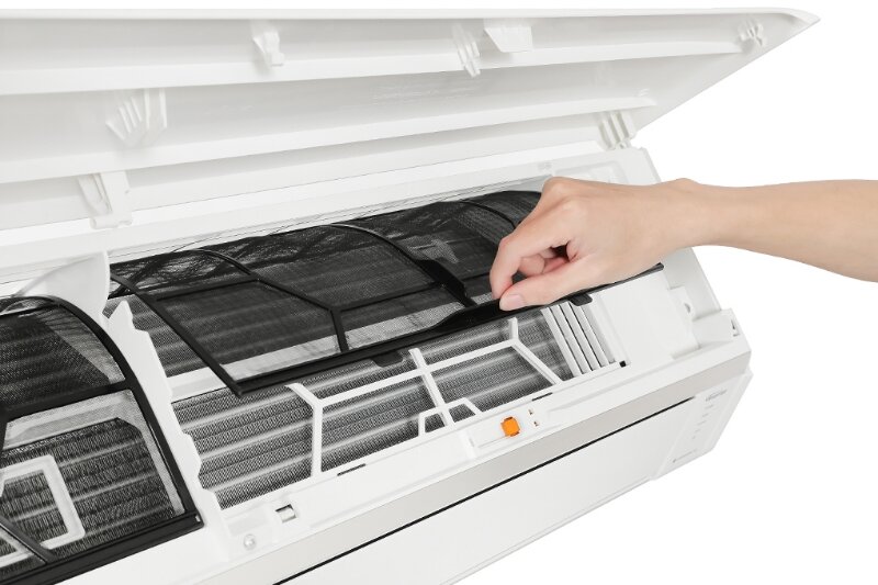 Điều hoà Panasonic Inverter 24000 BTU 1 chiều CU/CS-PU24AKH-8 lọc không khí