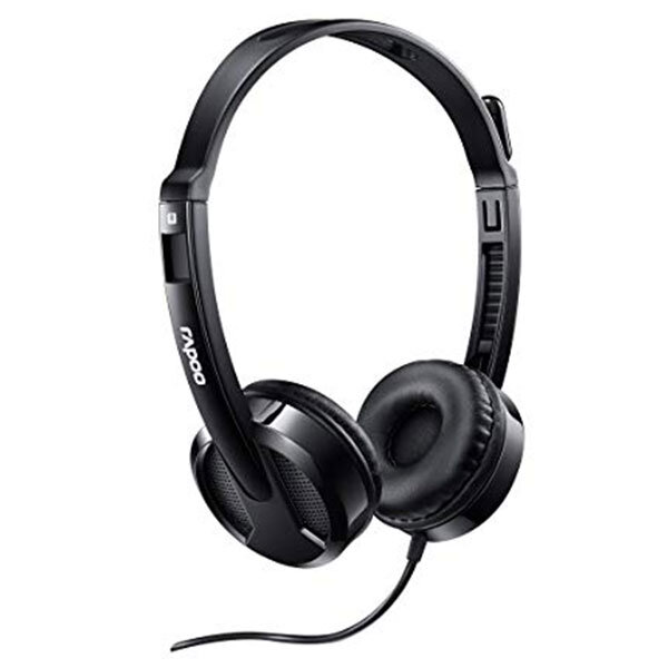 Tai nghe có dây chụp tai Rapoo H120 (Đen) Tai nghe có dây chụp tai Rapoo H120 (Đen)