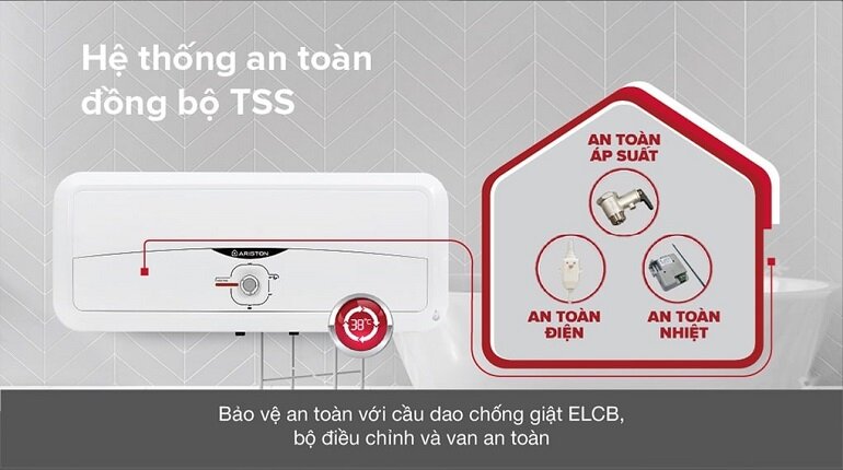 Bình nóng lạnh Ariston 20 lít SL2 20 R 2.5FE - MT