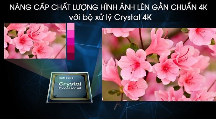 Smart Tivi Samsung 50 inch 4K UA50AU7000 bộ vi xử lý