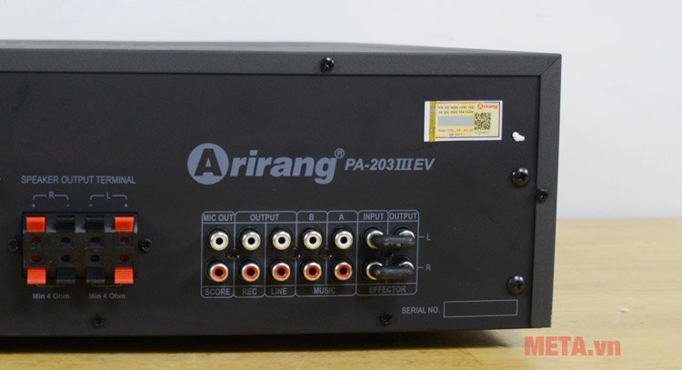Máy tăng âm Arirang PA-203III EV