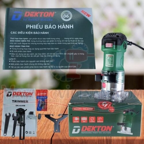 Máy phay gỗ Dekton DK-635M 650W