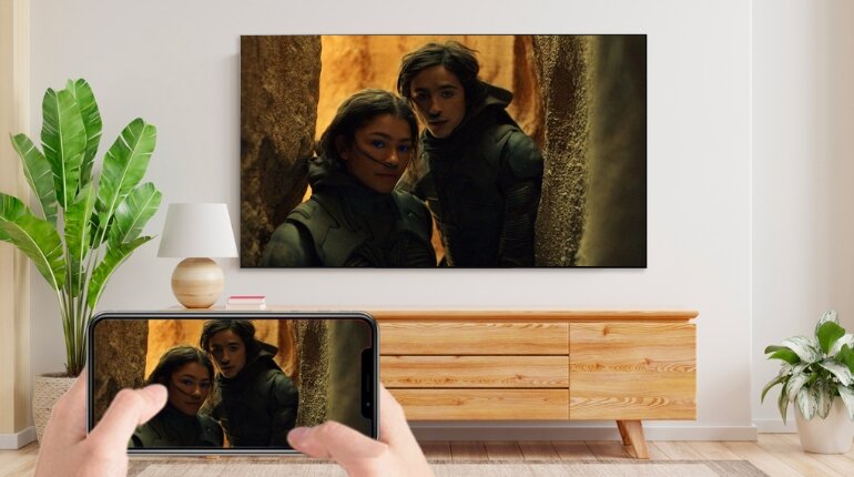 Smart tivi OLED LG 4K 77 inch 77C3PSA kết nối