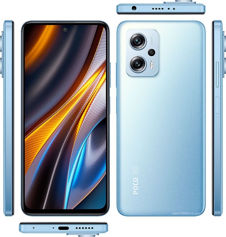 xiaomi poco x4 gt 128gb thiết kế