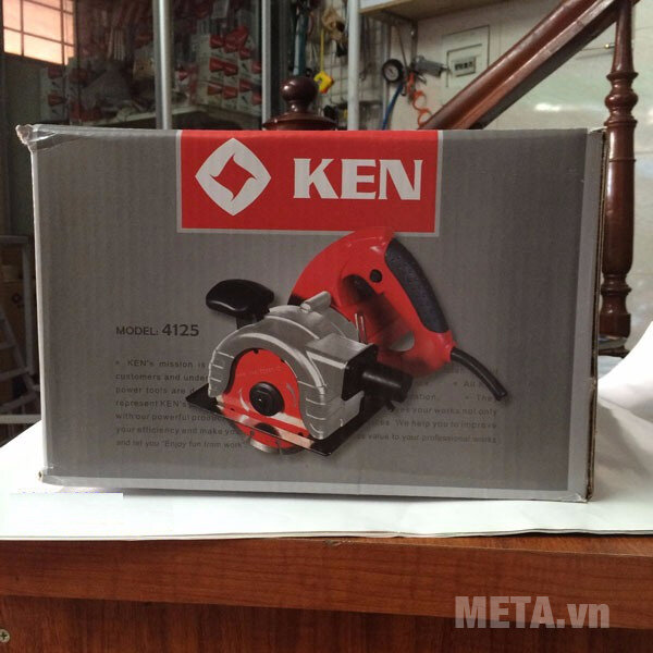 Máy cắt rãnh tường 2 lưỡi Ken 4125