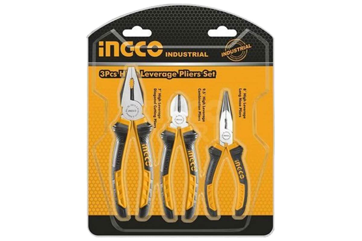 Bộ 3 kềm răng, cắt và nhọn INGCO HKPS08318