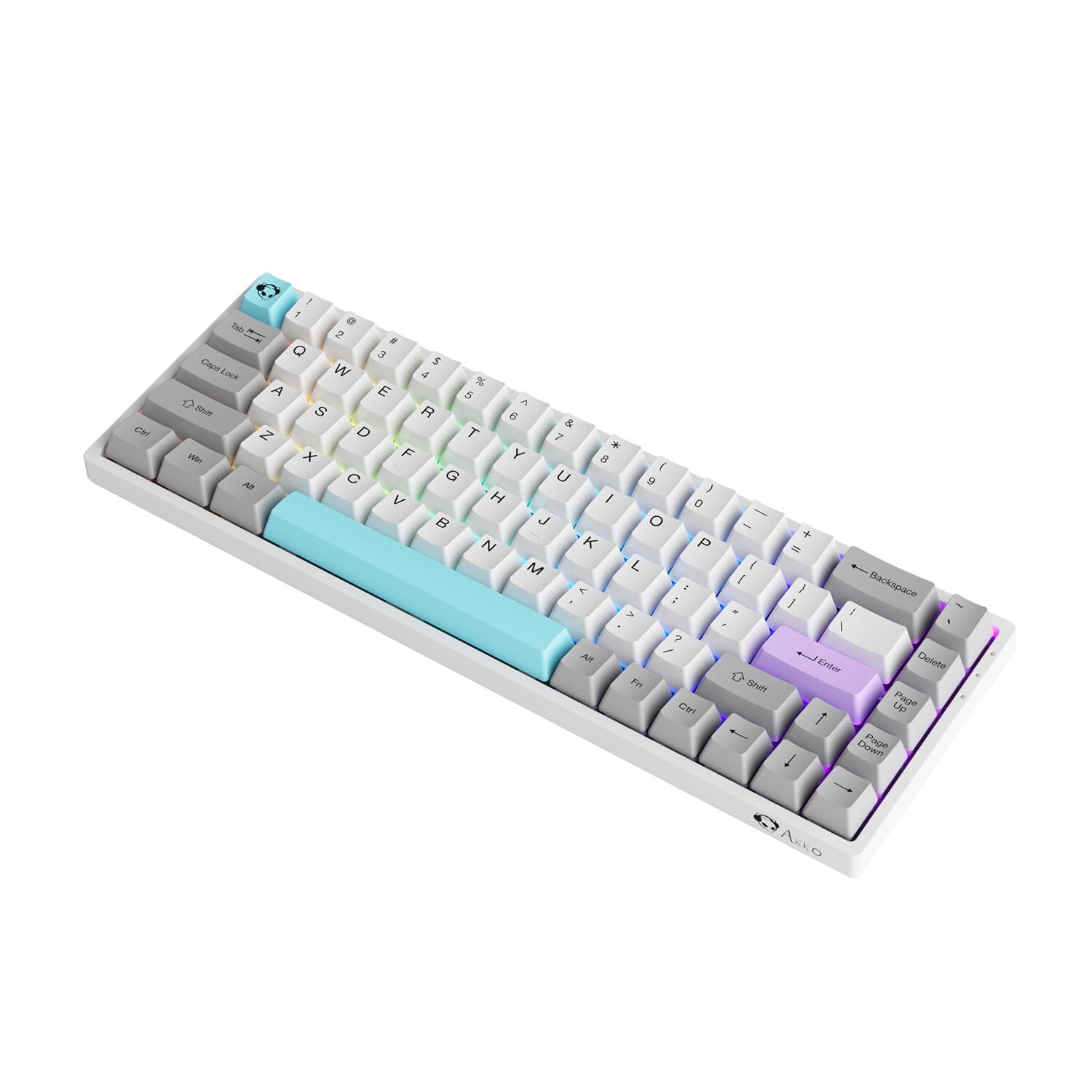 Bàn phím cơ AKKO 3068B Multi-modes Silent Akko CS Jelly Pink Switch