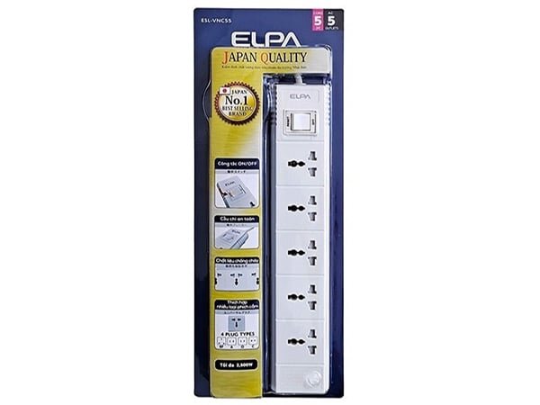 Hình ảnh ổ cắm điện Elpa ESL-VNC55 