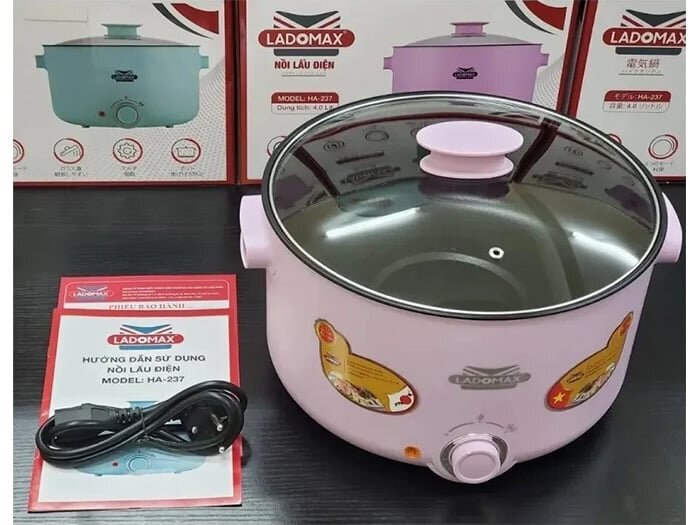 Nồi lẩu điện lòng liền Ladomax HA-237