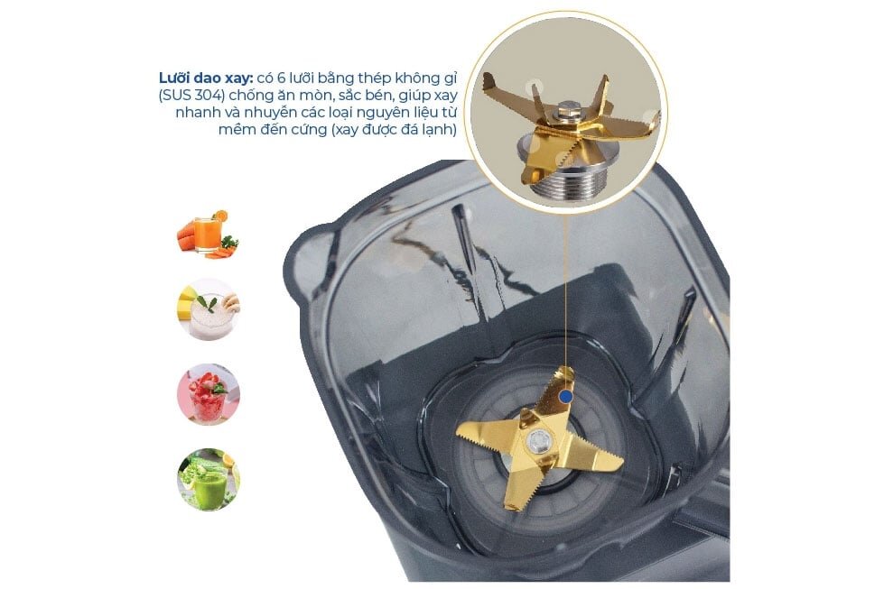 Korea King PEB-1800 có dao inox 304 Korea King PEB-1800