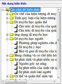 Kiểm tra kiến thức Sinh học 12