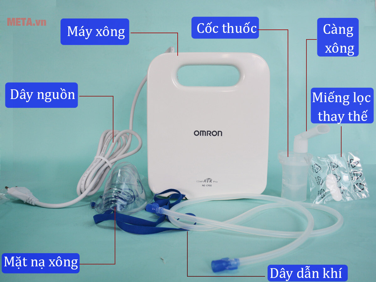 Máy xông mũi họng nén khí Omron NE-C900