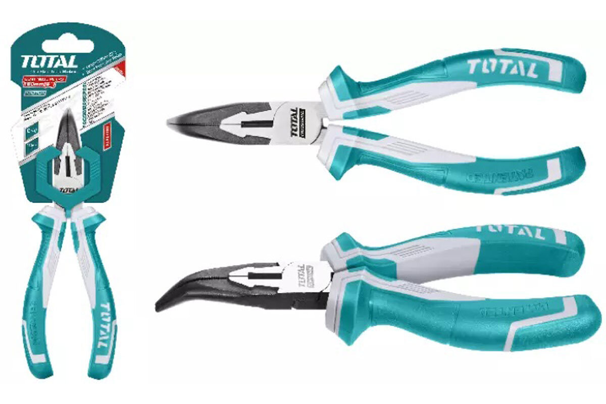 Kềm mũi nhọn mỏ cong 6in Total THT24616