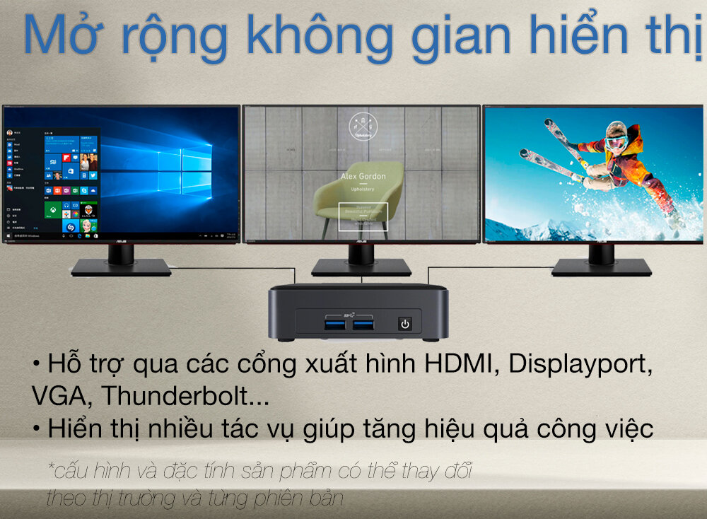 Máy tính Intel NUC 11 Performance kit – NUC11PAHi30Z 4