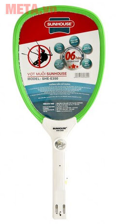 Vợt muỗi Sunhouse SHE-E350 (màu xanh)