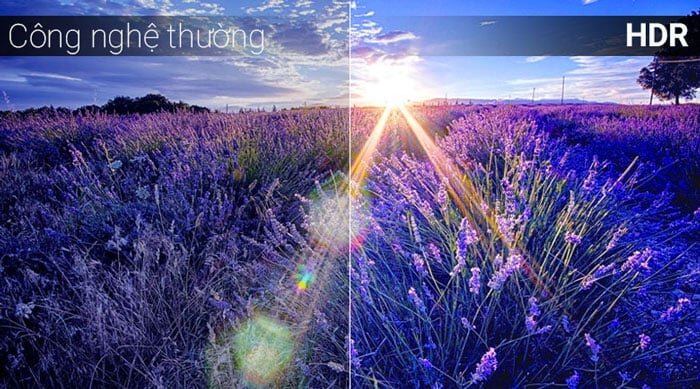 Công nghệ HDR giúp cải thiện độ sáng cho khung hình