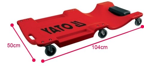 Xe chui gầm sửa chữa 6 bánh Yato YT-0880 Xe chui gầm sửa chữa 6 bánh Yato YT-0880
