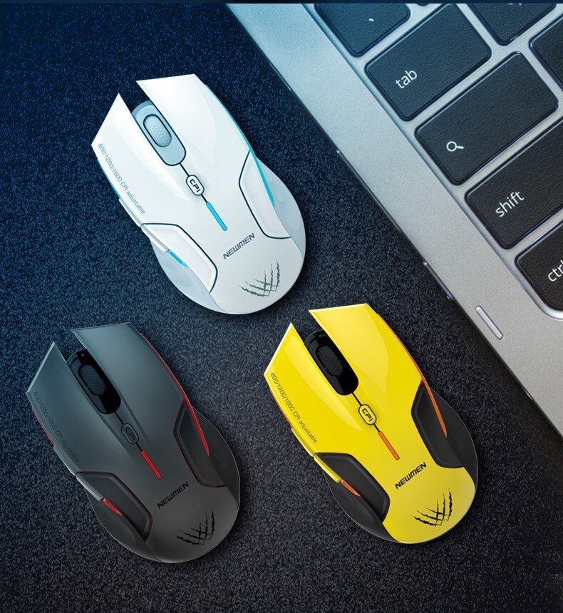 Chuột gaming không dây Newmen D500 (Dual Mode BT5.0 & 2.4Ghz)