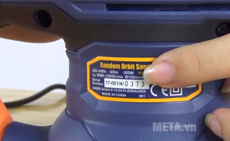 Máy chà nhám tròn Maxpro MPPS300V 300W (MPRS300V)