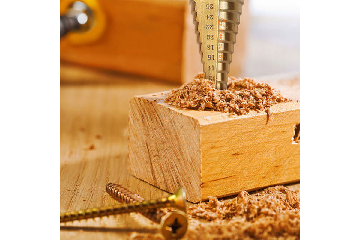 Bộ 3 mũi khoan chóp nón INGCO AKSDS0301