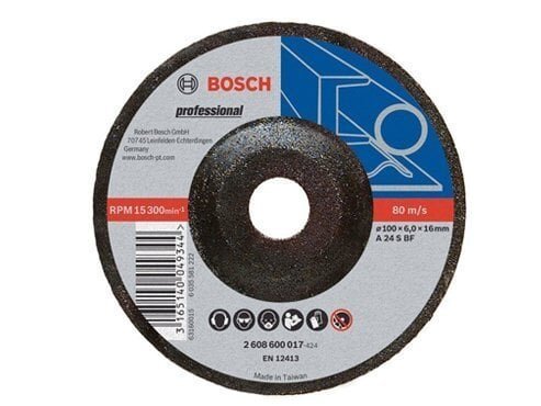 Đá mài sắt Bosch 100 x 6 x 16 mm 2608600017 Đá mài sắt Bosch 100 x 6 x 16 mm 2608600017