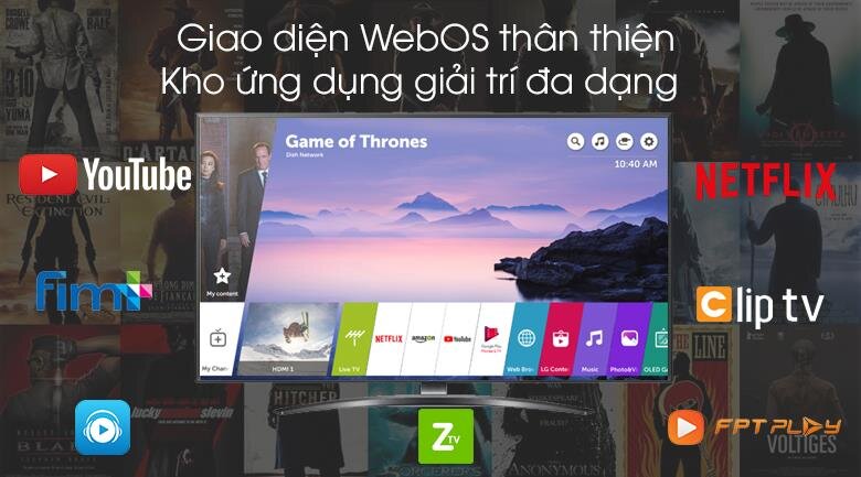 Smart Tivi LED LG 43 inch 43UM7600PTA, 4K UHD, HDR