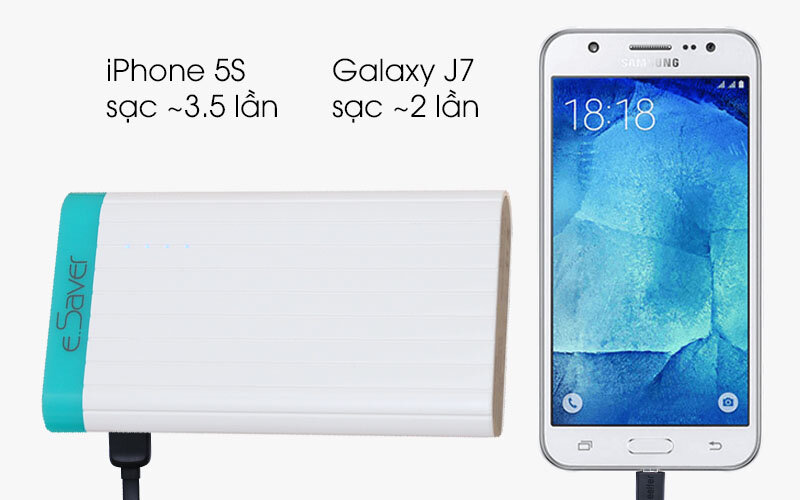 Pin sạc dự phòng 7.500 mAh eSaver YD13 Pin sạc dự phòng 7.500 mAh eSaver YD13