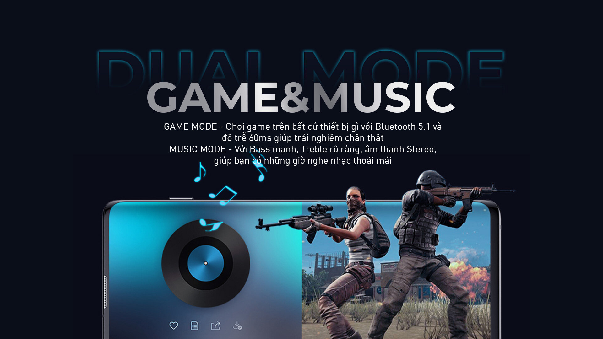 Tai nghe Bluetooth True Wireless Havit TW920 Đen