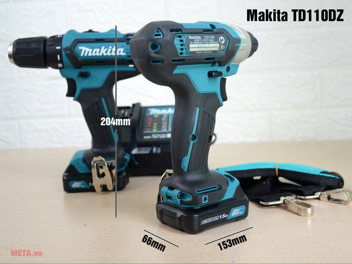Bộ máy bắt vít chạy pin Makita CLX201S