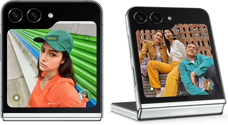 điện thoại samsung galaxy z flip5 256gb camera