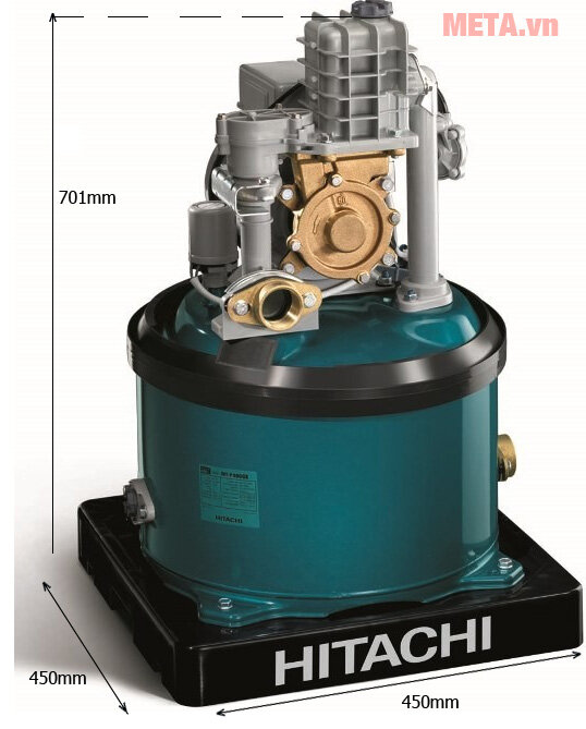 Máy bơm tự động giếng Hitachi WT-P350GX-SPV