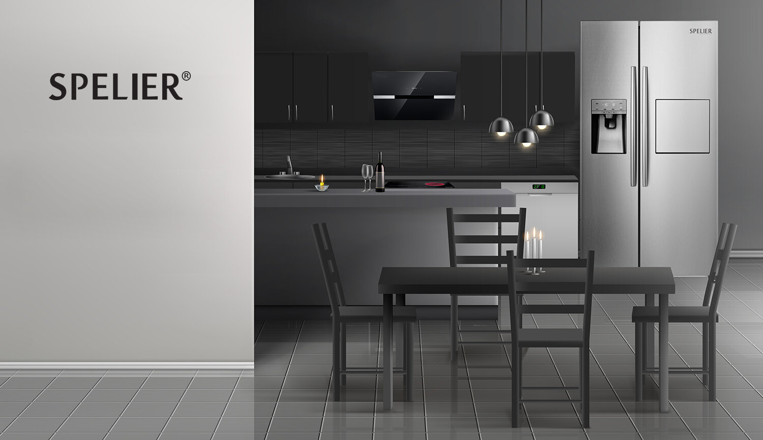 tủ lạnh Spelier SP535RF tủ lạnh Spelier SP535RF