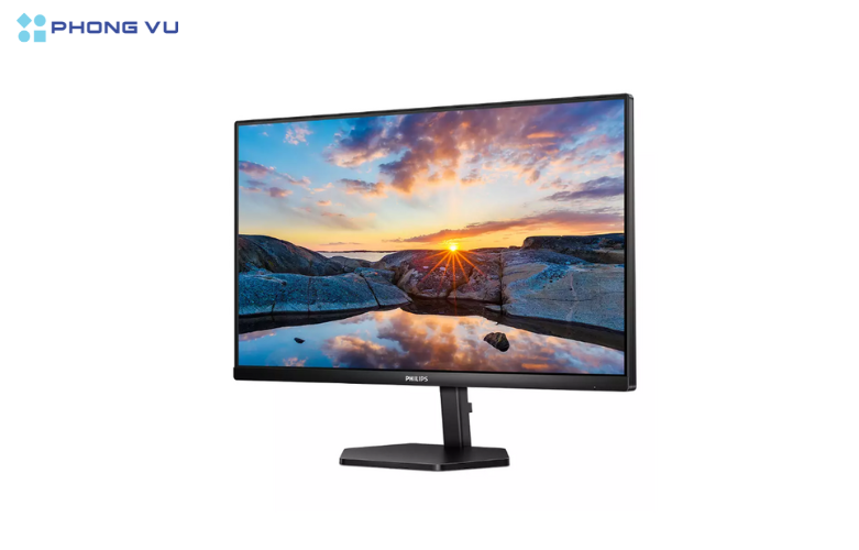 Hiệu năng màn hình LCD Philips với  tần số quét 75Hz và độ phản hồi 4ms ấn tượng