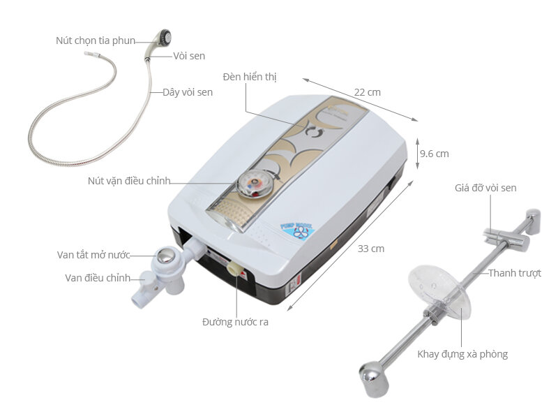 Máy nước nóng Centon 8668EP