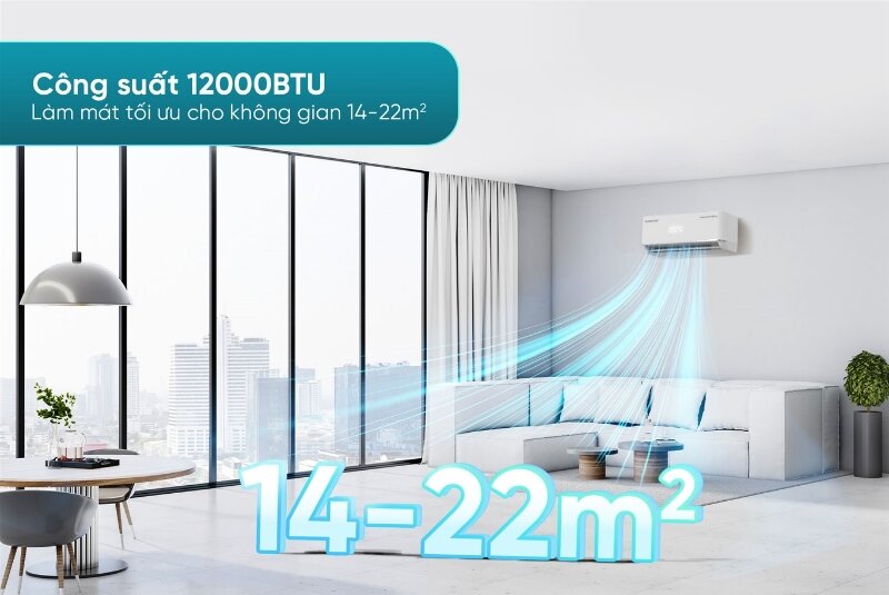 Điều hòa Sunhouse Inverter 12000 BTU 1 chiều SHR-AW12IC650 gas R-32