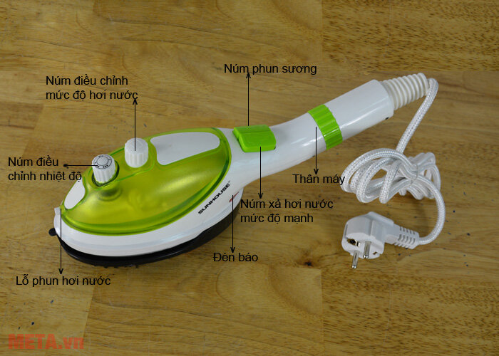 Bàn là hơi nước cầm tay Sunhouse SHD2080
